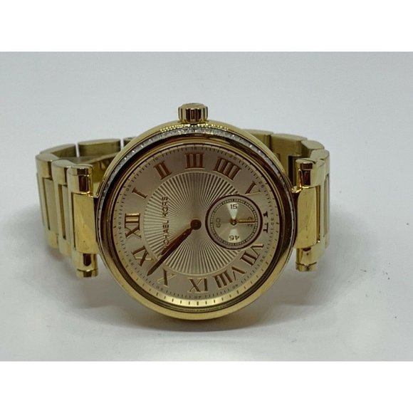 Michael Kors MK5867 Womens Gold Stainless Steel An main image 6